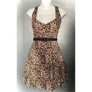 Sourpuss Leopard Print Floozy Dress